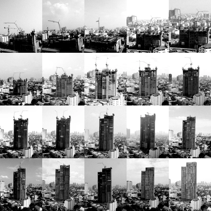 Construction of Issara Ladprao tower by Duangrit Bunnag
Image courtesy of Charn Issara Development